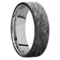 Forged Carbon Fiber + None Finish + Titanium
