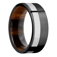 Zirconium + Satin , Polish Finish + Desert Iron Wood