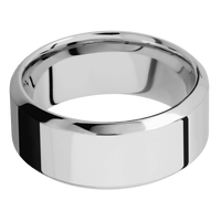 14K White Gold + Polish , Polish Finish