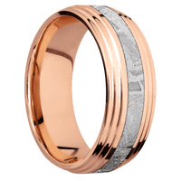 14K Rose Gold + Polish , Polish Finish