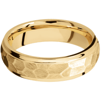 10K Yellow Gold + Rock , Polish Finish