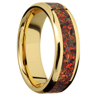 22K Yellow Gold + Polish , Polish Finish
