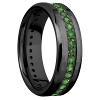 Zirconium + Hammer , Polish Finish