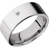 14K White Gold + Crosssatin Finish