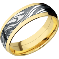 14K Yellow Gold + Polish Finish