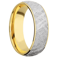 14K Yellow Gold + Polish Finish