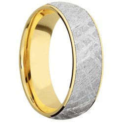 14K Yellow Gold + Polish Finish