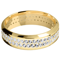 14K Yellow Gold + Polish , Polish Finish
