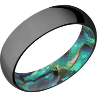 Zirconium + Polish Finish + Abalone