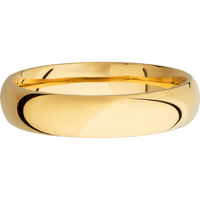 18K Yellow Gold + Polish Finish
