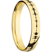10K Yellow Gold + Polish Finish