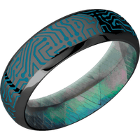 Zirconium + Polish , Polish Finish + Black Mother of Pearl