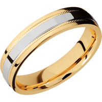 14K Yellow Gold + Polish , Polish Finish