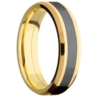 14K Yellow Gold + Polish , Polish Finish