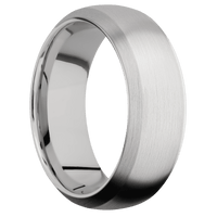 14K White Gold + Satin , Satin Finish