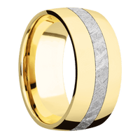 14K Yellow Gold + Polish Finish