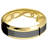 10K Yellow Gold + Polish , Polish Finish