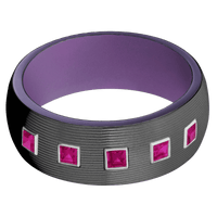 Zirconium + Machine Finish + Wild Purple