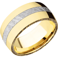 14K Yellow Gold + Polish Finish
