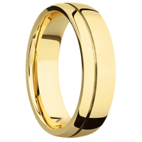 18K Yellow Gold + Polish , Polish Finish