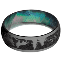 Zirconium + Polish Finish + Black Mother of Pearl
