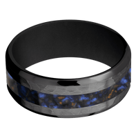 Zirconium + Hammer , Polish Finish + Black