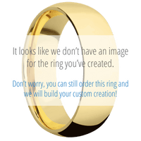 18K Yellow Gold + Polish Finish