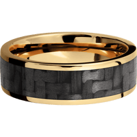14K Yellow Gold + Polish Finish