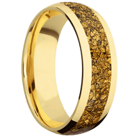 10K Yellow Gold + Polish Finish