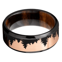 Zirconium + Polish , Polish Finish + Desert Iron Wood