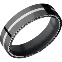 Zirconium + Polish Finish + Dark Grey