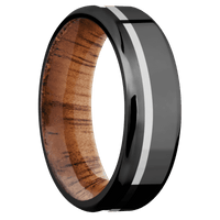 Zirconium + Polish , Polish Finish + Koa