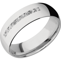 14K White Gold + Polish Finish