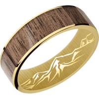 10K Yellow Gold + Polish Finish