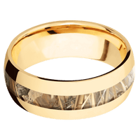 10K Yellow Gold + Polish Finish