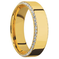 18K Yellow Gold + Polish , Polish Finish