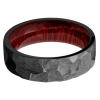 Zirconium + Rock Finish + Blood Wood