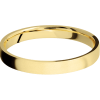 18K Yellow Gold + Bead Finish