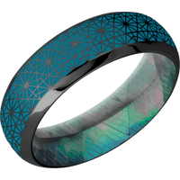 Zirconium + Satin , Polish Finish + Black Mother of Pearl