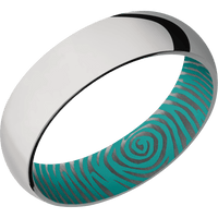 Titanium + Polish Finish + Teal