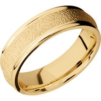 10K Yellow Gold + Stipple , Polish Finish