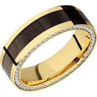 10K Yellow Gold + Polish Finish