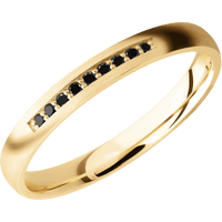 10K Yellow Gold + Satin Finish