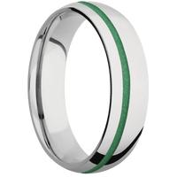 14K White Gold + Polish , Polish Finish