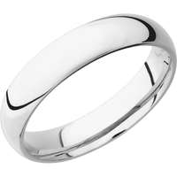 14K White Gold + Polish Finish