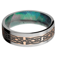 Titanium + Satin Finish + Black Mother of Pearl