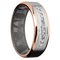 Cobalt Chrome + Treebark3 , Polish Finish + Gun Metal Grey