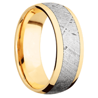 14K Yellow Gold + Polish Finish