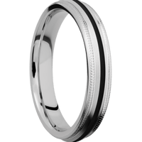 Palladium Silver + Bead Finish