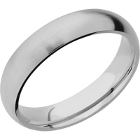 14K White Gold + Satin Finish